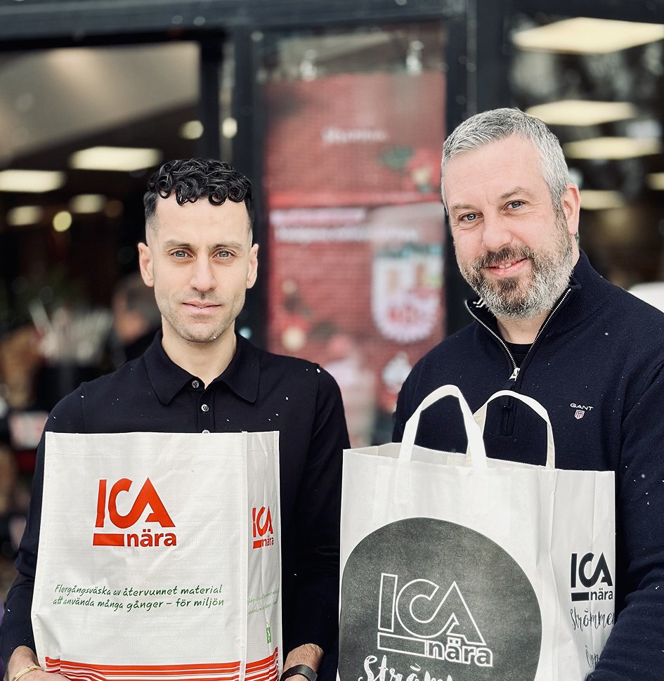 Grundare Kristian Yavsan och ICA-ägare Christian Hagman